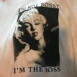 I’m the Boss Marylin Monroe Tee Shirt